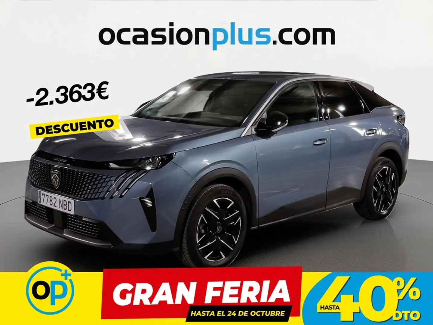 Peugeot 3008 Hybrid Allure eDCS6 145 Azul - 1