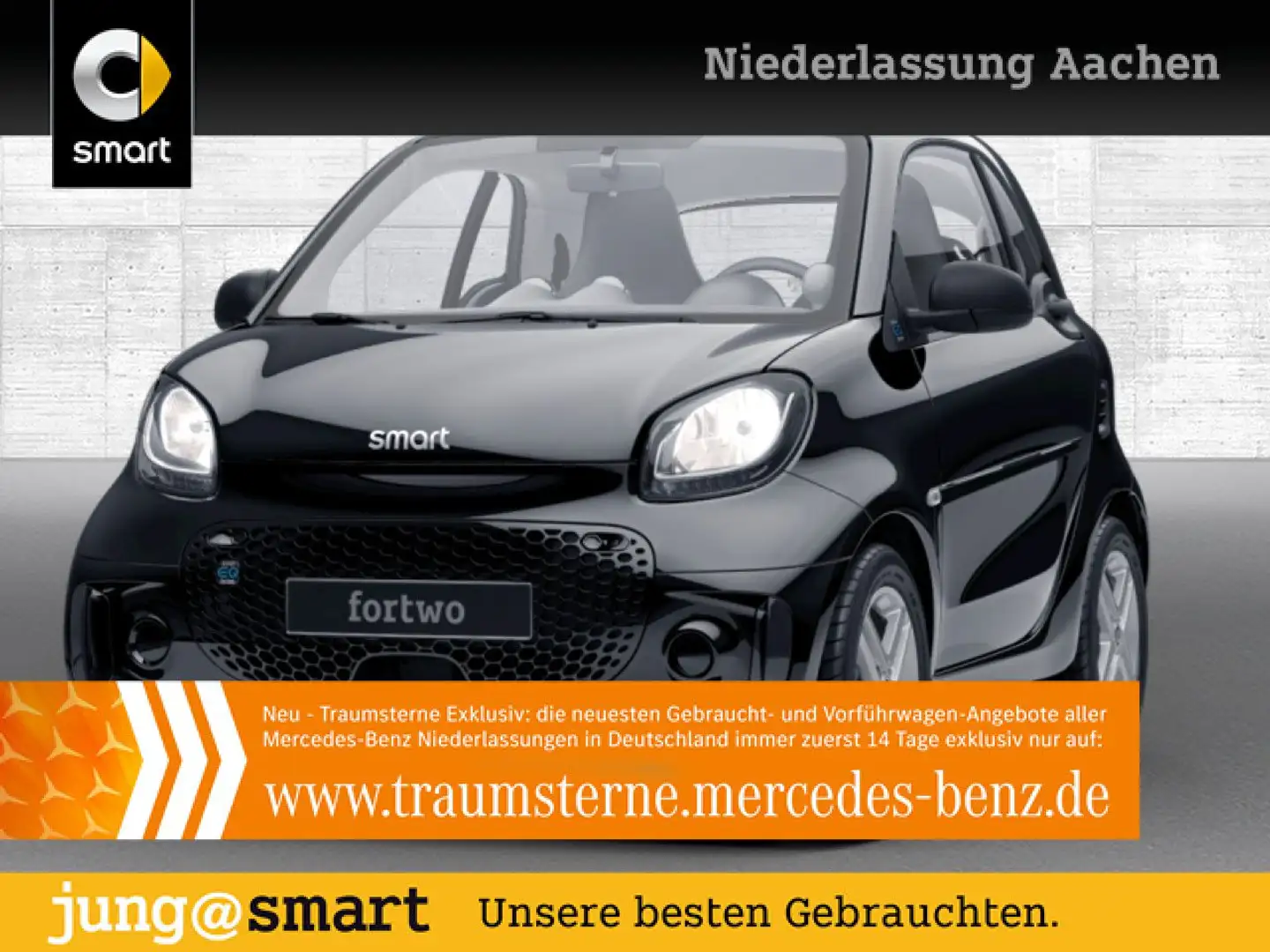 smart forTwo EQ 60kWed cool&Audio SHZ Dig Radio Tempom Schwarz - 1