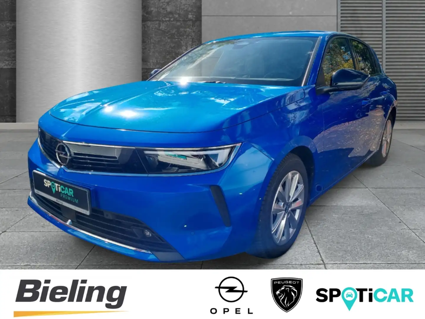 Opel Astra Elegance 1.2l Turbo, AGR-Sitze, Abstandstempomat, Bleu - 1