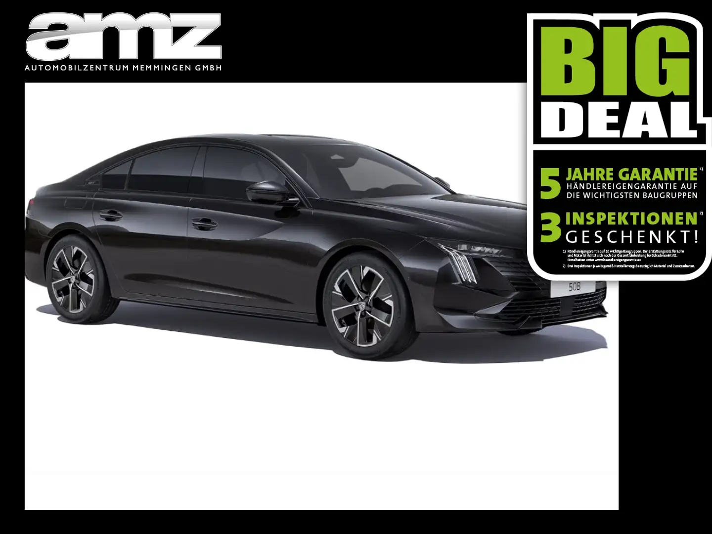 Peugeot 508 1.5 BlueHDi 130 Allure Pack FLA el.Heck LM Schwarz - 1