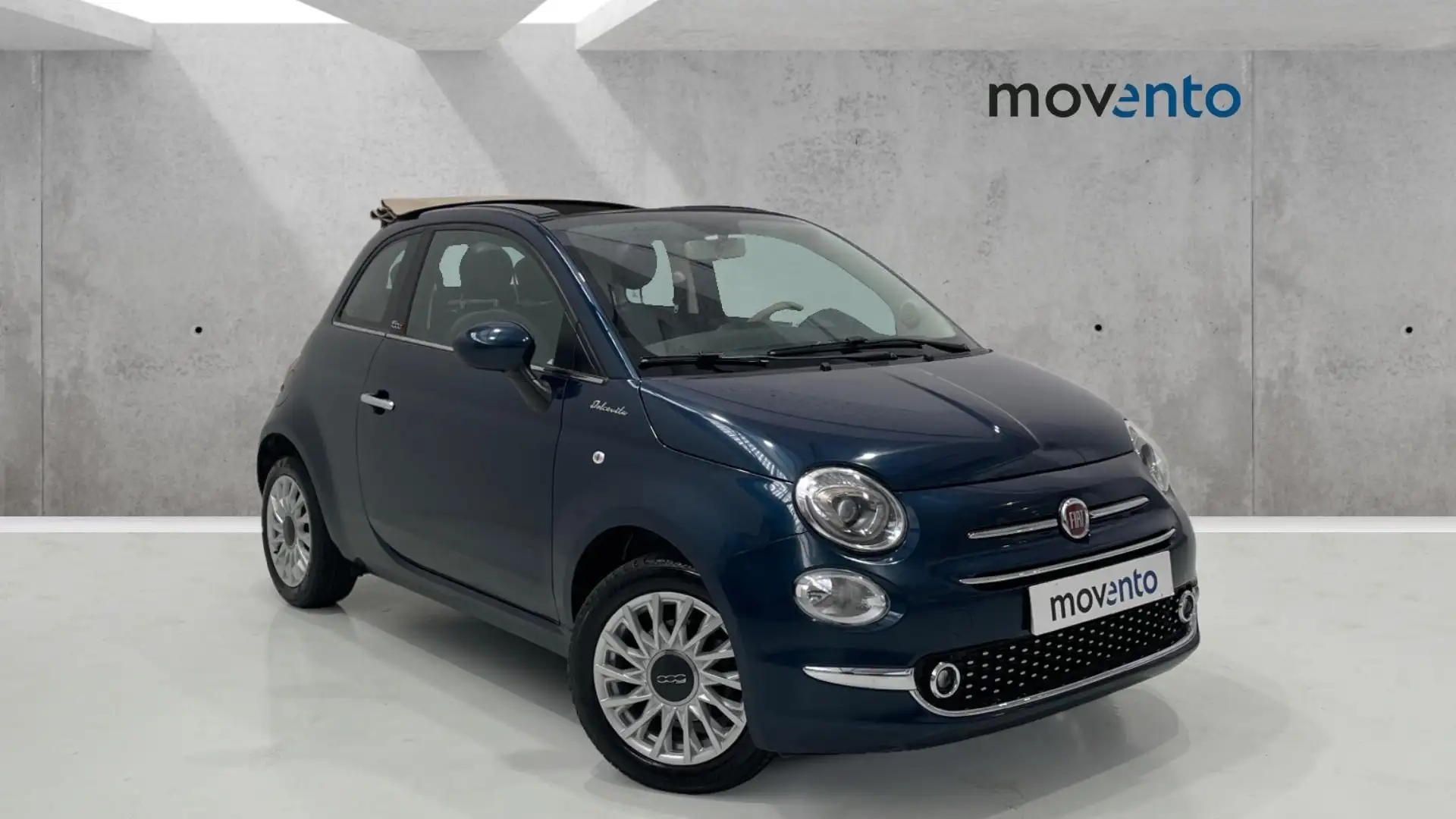 Fiat 500C 1.0 Hybrid Dolcevita 52kW Azul - 1