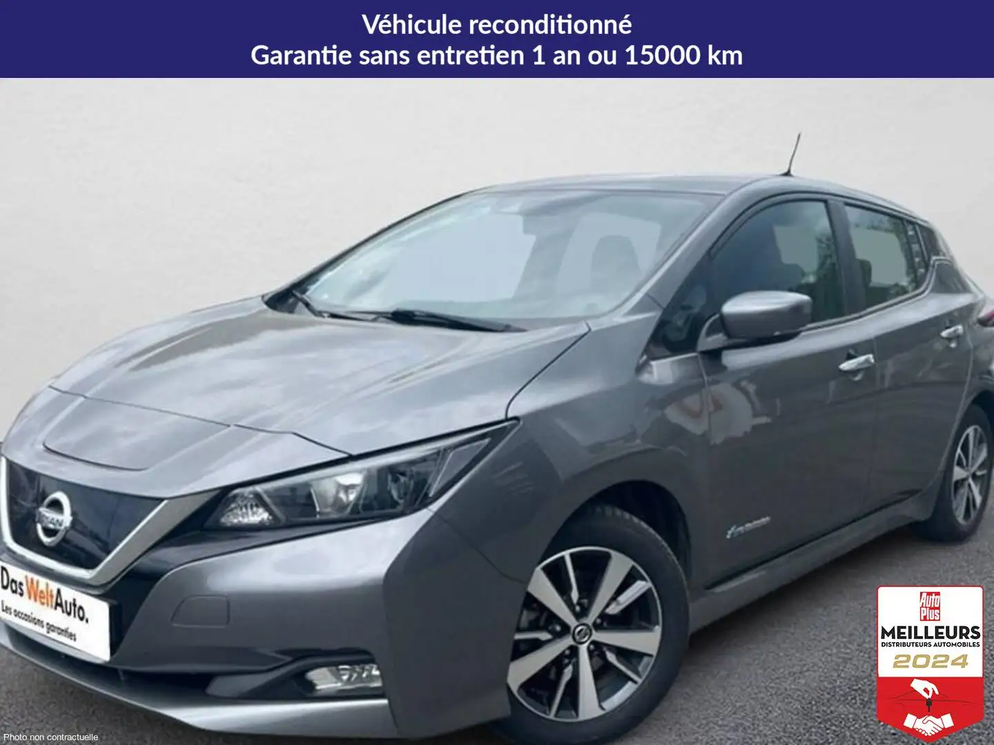 Nissan Leaf Electrique 40kwh acenta Gris - 1