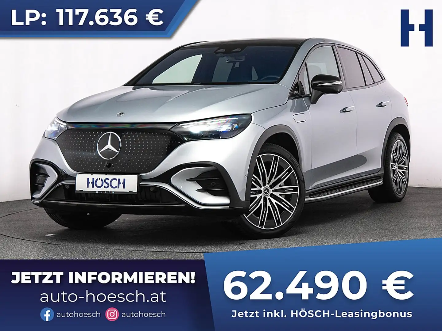 Mercedes-Benz EQE 350 SUV 4Matic AMG PREMIUM EXTRAS -47% Silber - 1