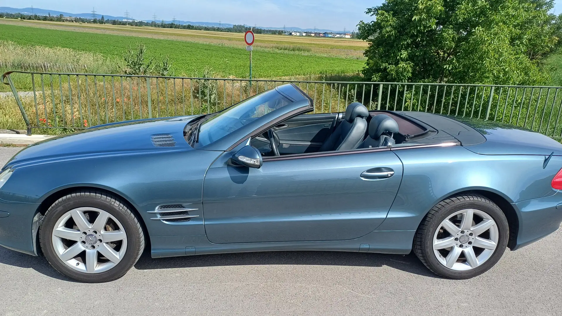 Mercedes-Benz SL 350 Roadster Aut. Blau - 2