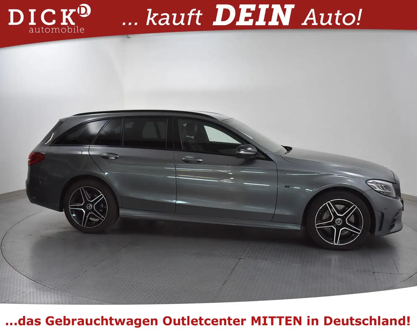 Mercedes-Benz C 300 C300de 2X AMG Line NIGHT+MEMO+STDHZ+LED+BURM+AHK Grau - 2