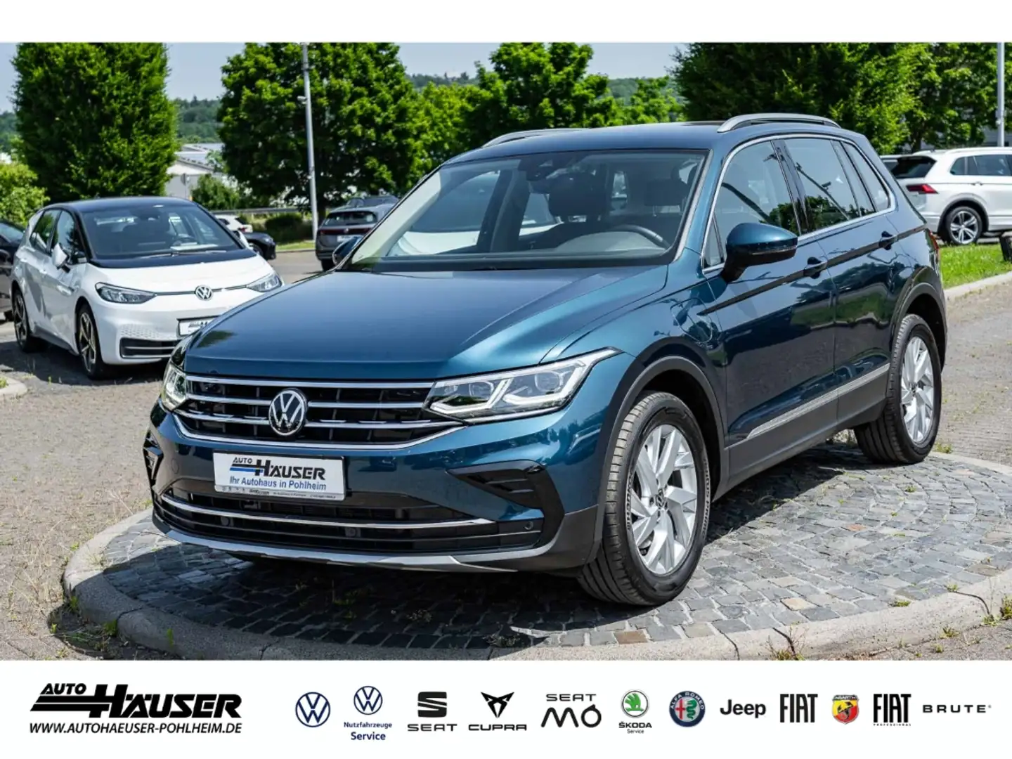 Volkswagen Tiguan Elegance 1.4 e-Hybrid DSG AHK EL. HECKKL. NAVI MAT Modrá - 1