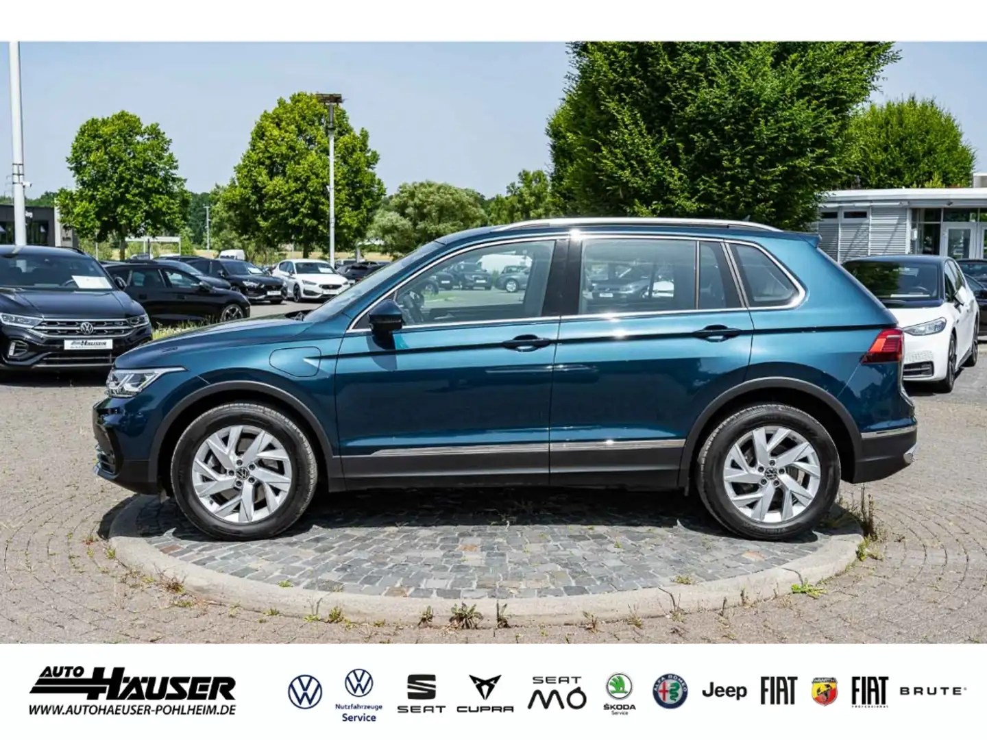 Volkswagen Tiguan Elegance 1.4 e-Hybrid DSG AHK EL. HECKKL. NAVI MAT Modrá - 2