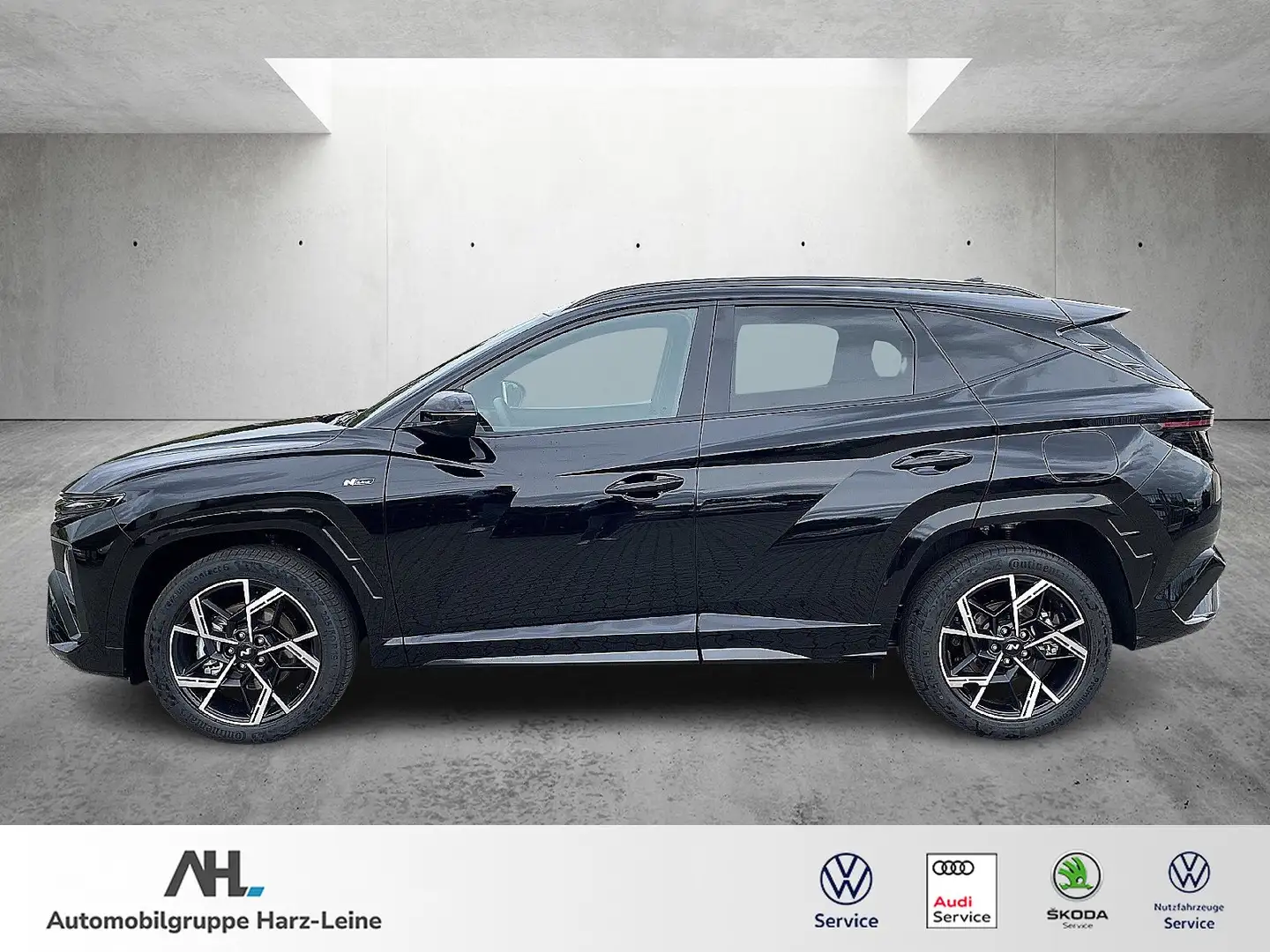 Hyundai TUCSON 1.6 T-GDI "N-Line" 2WD DSG/NAVI/LED/RFK Zwart - 2