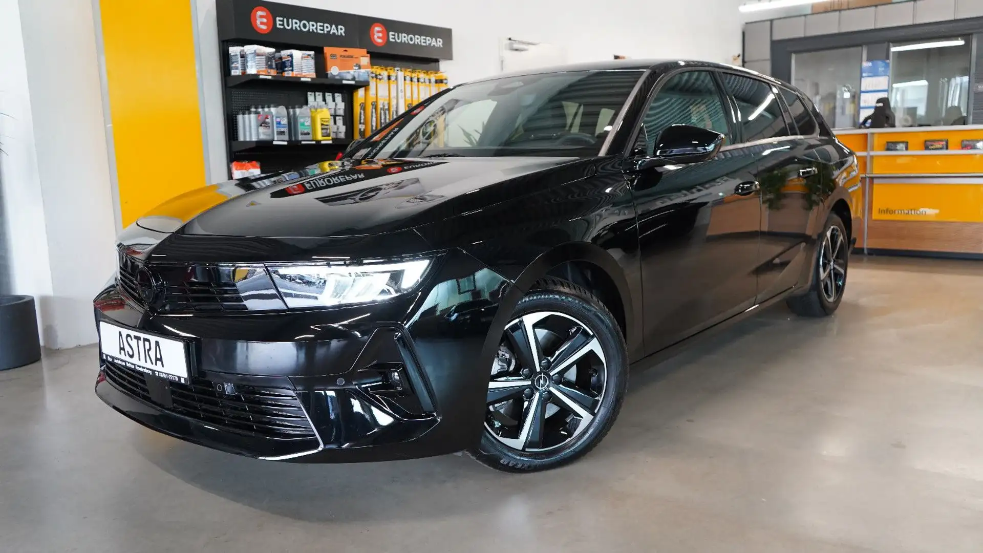 Opel Astra ST GS Automatik - 360° Kamera/AHK/TotWink. Schwarz - 1
