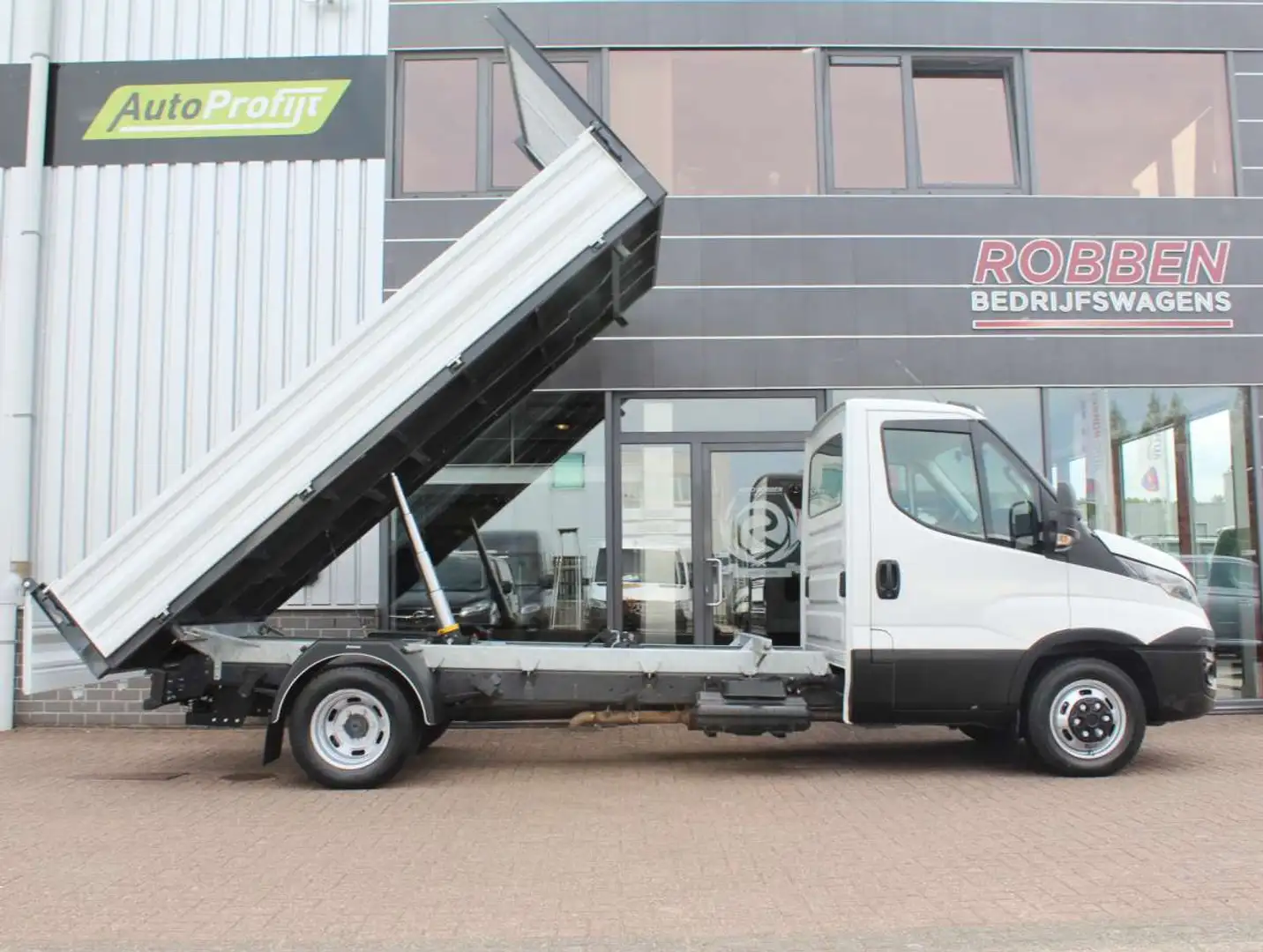 Iveco Daily 40C18 3.0 Kieper Open Laadbak Aut. Dubbellucht Air Wit - 1