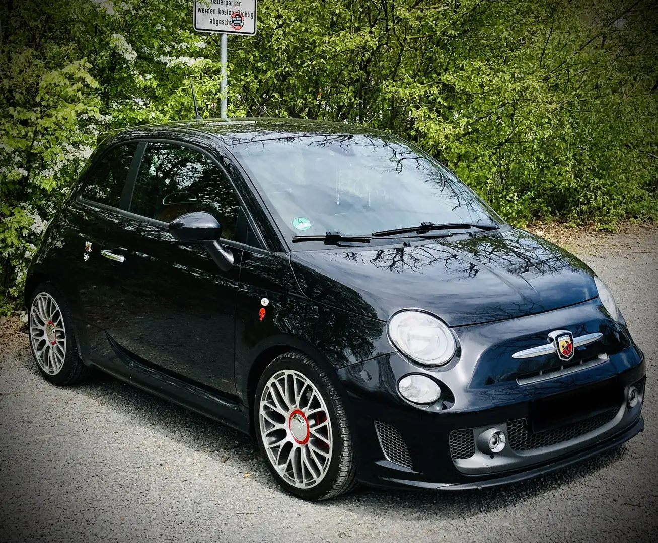 Abarth 595 FIAT Schwarz - 2