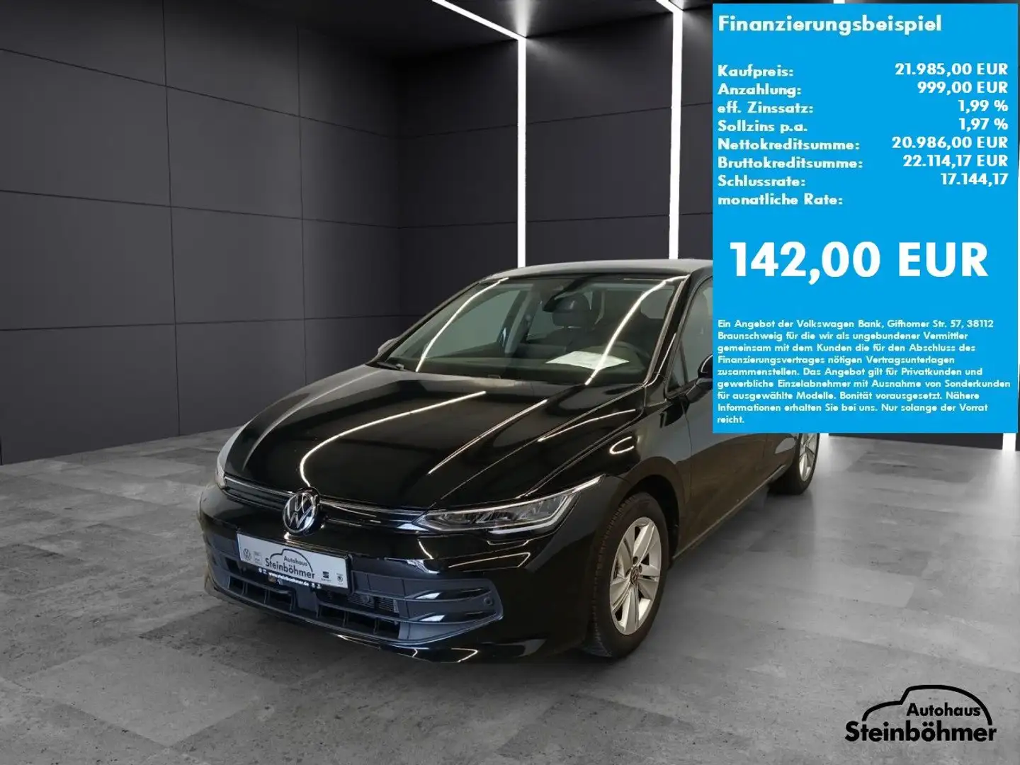 Volkswagen Golf Facelift Life 1.5TSI LED NAV AHK ACC AppCon Nero - 2