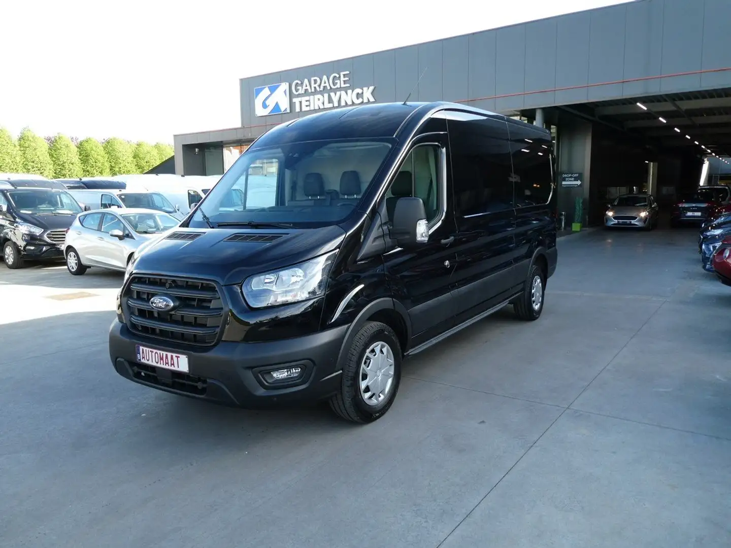 Ford Transit 350L L3-H2 130pk AUTOMAAT SYNC4 Trend Luxe STOCK Noir - 1