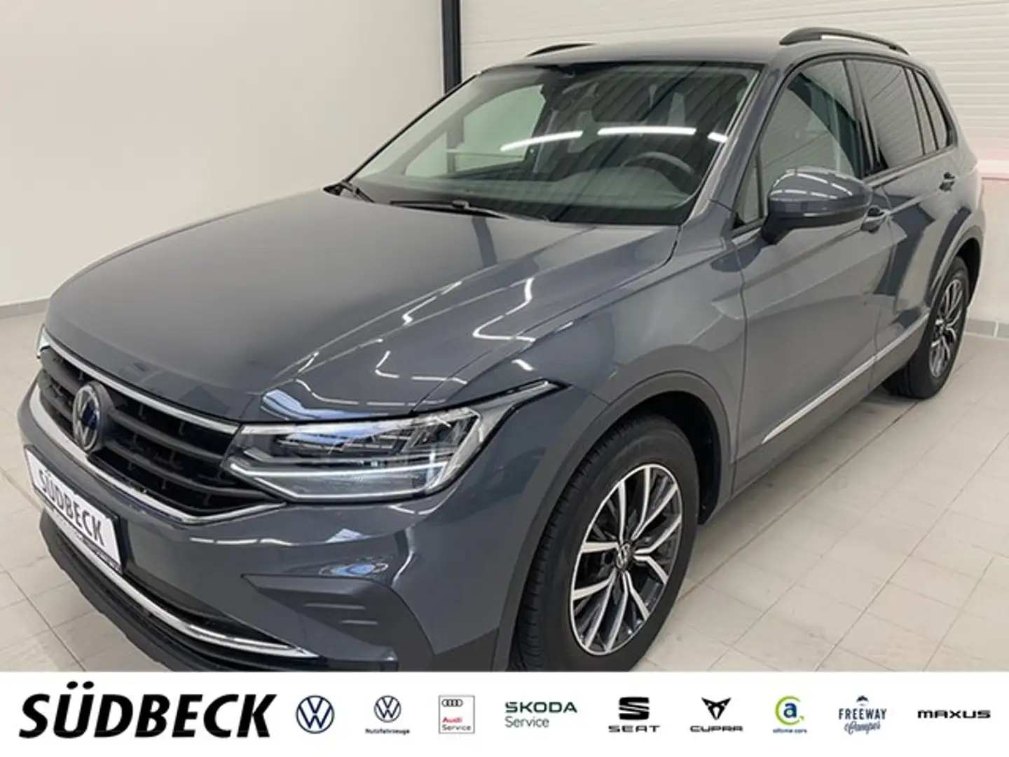 Volkswagen Tiguan Life KAMERA+AHK+LED+LANE+ACC Grau - 1