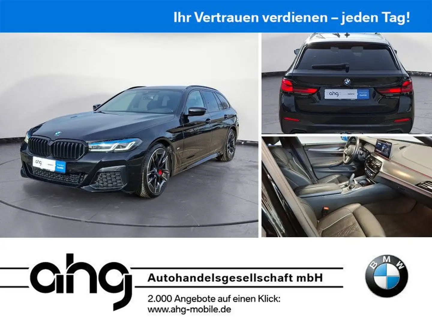 BMW 540 d xDrive Touring M Sport Pro Pano Laser Stand Schwarz - 1