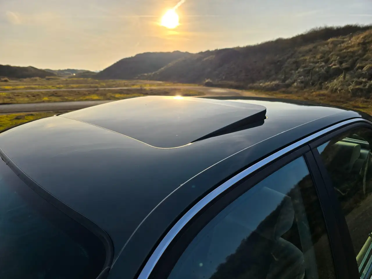 BMW E38 728i AUT Vermontgroen, wollen velours, standkachel, foto 9