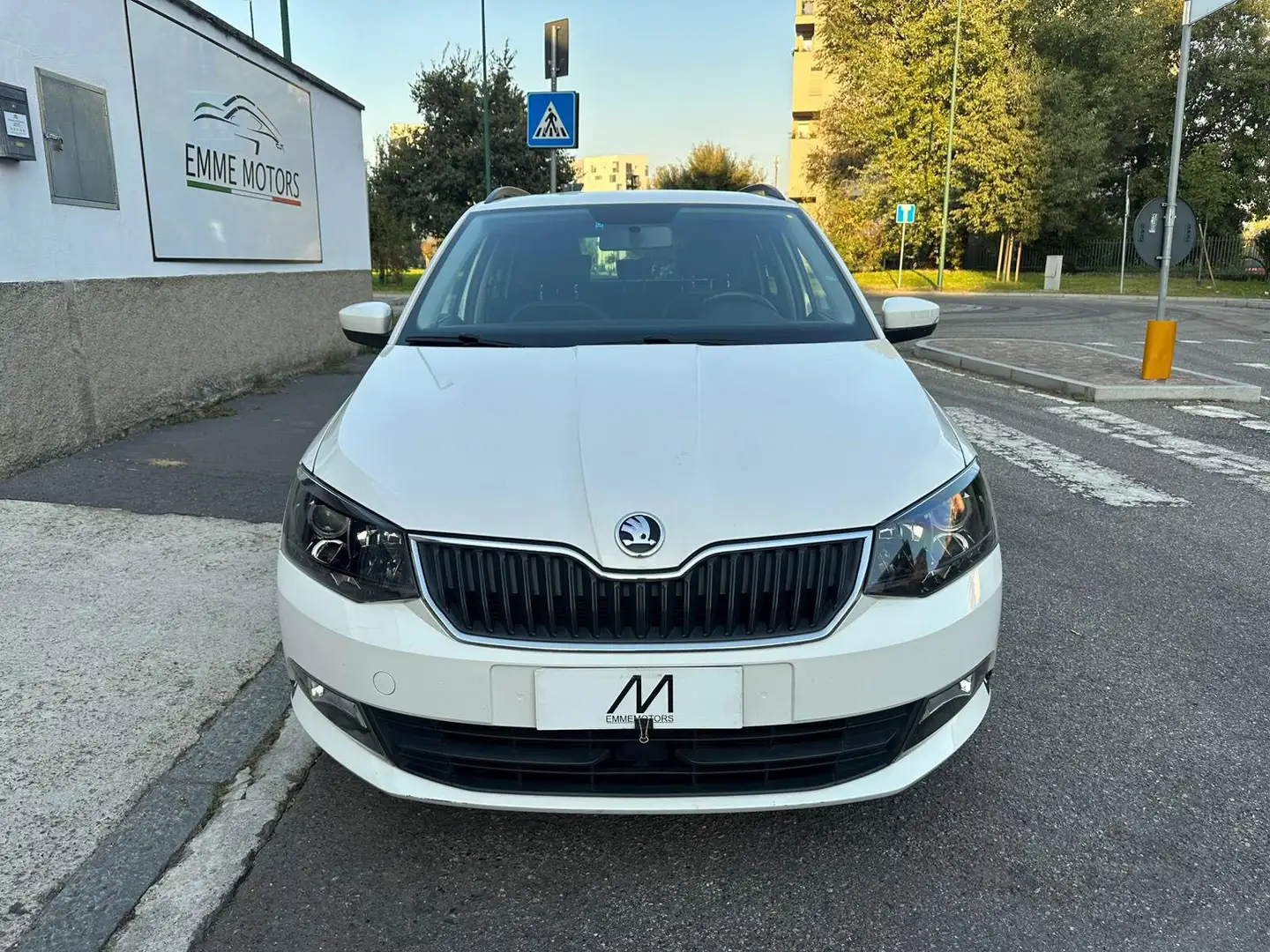 Skoda Fabia Wagon 1.4 tdi Active 75cv - PDC - NEOPATENTATI Bianco - 2
