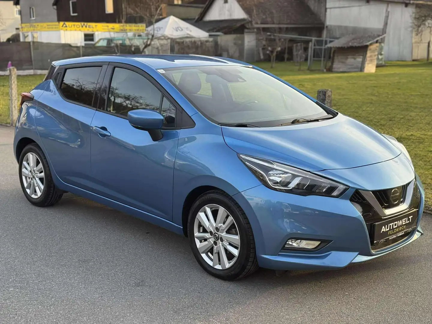 Nissan Micra N-Way Benzin *1.HAND 101PS *SZH *NAVI *TEMPOMAT Blau - 2