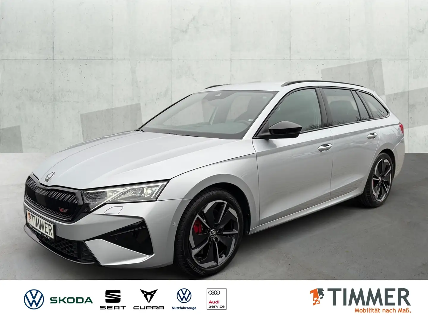 Skoda Octavia Combi 2.0 TSI DSG RS *MATRIX *ACC *RKAM *NAVI *SH Silber - 1