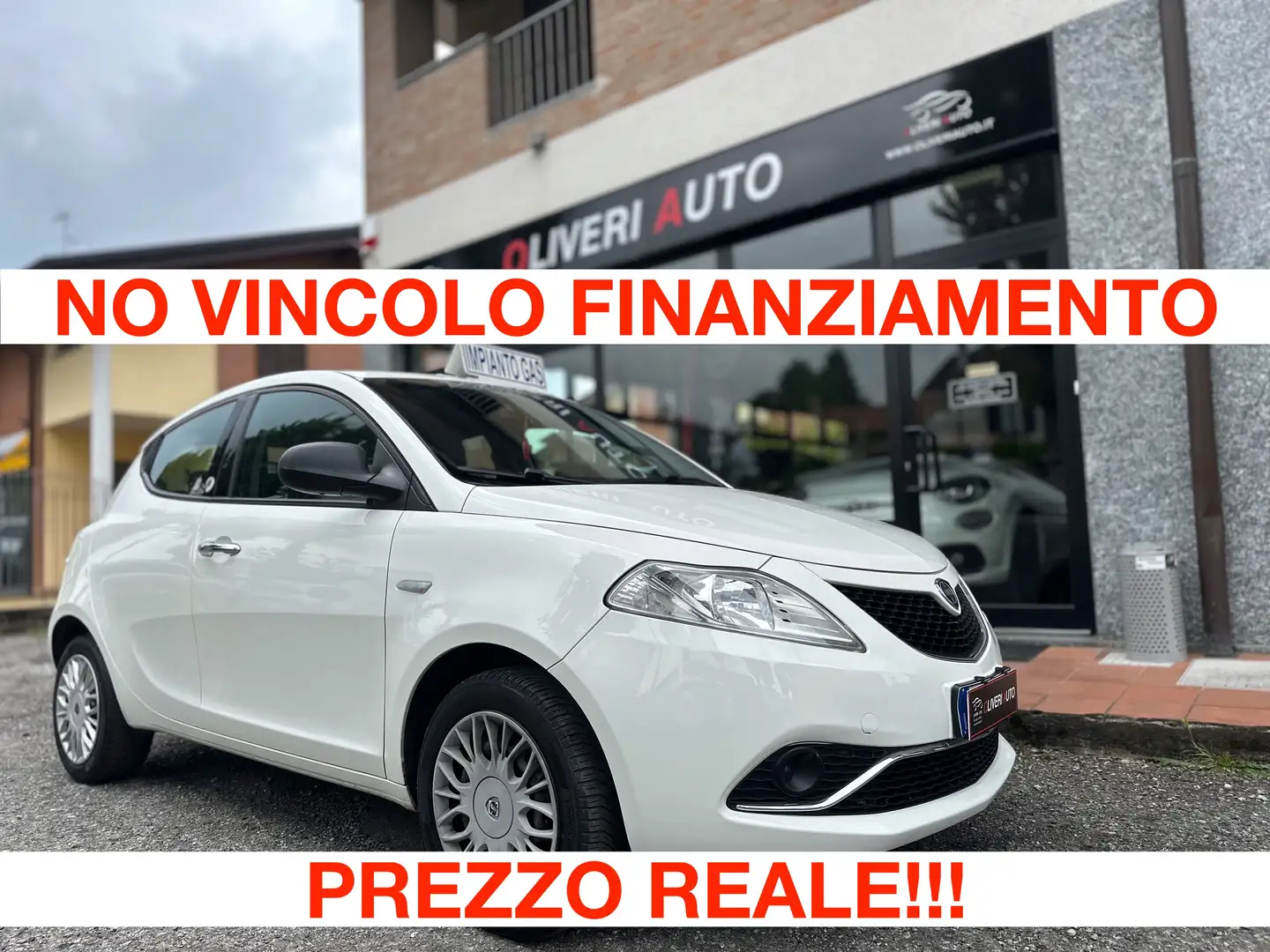 Lancia Ypsilon Ypsilon 1.2 GPL 5P 69cv Neopatentati PREZZO VERO! Weiß - 1