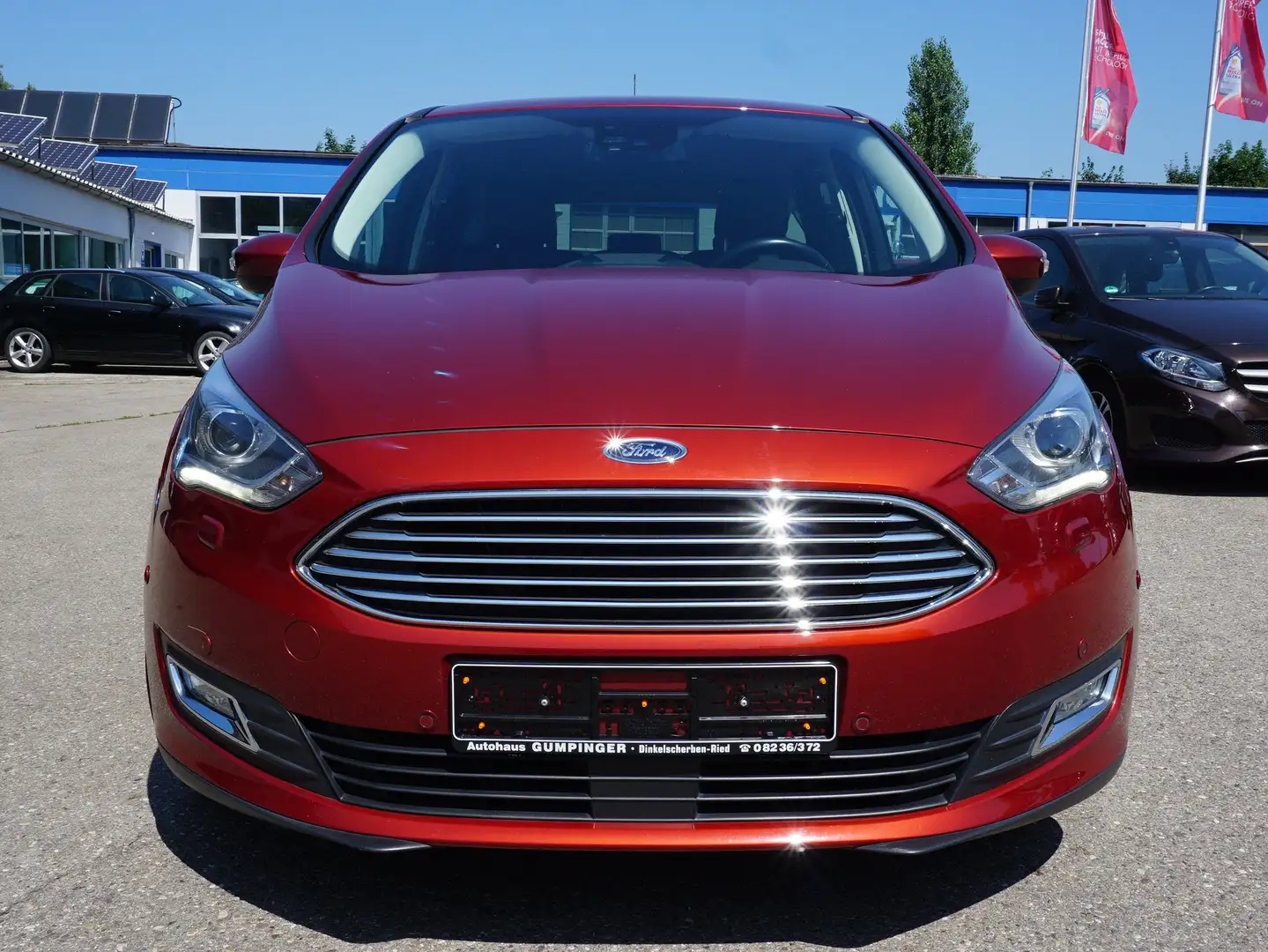 Ford C-Max 1.5 TDCi Aut. Titanium !! el. Heckklappe !! Xenon Rot - 2