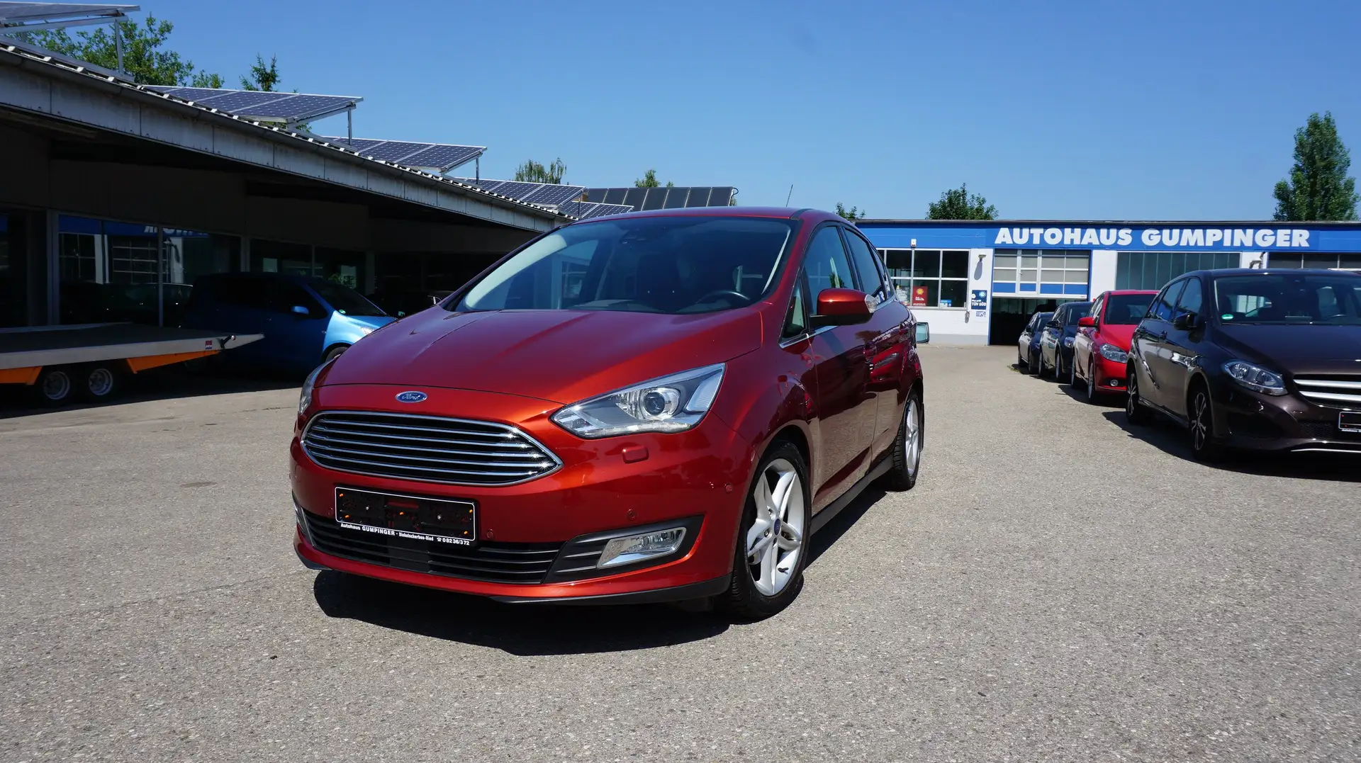Ford C-Max 1.5 TDCi Aut. Titanium !! el. Heckklappe !! Xenon Rot - 1