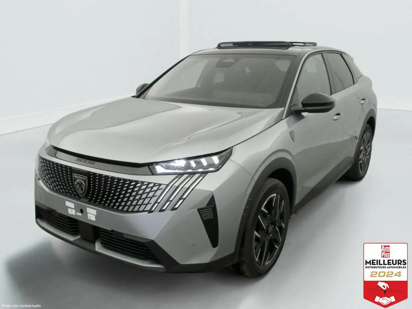 Peugeot 3008 Hybrid 145 e-DCS6 Allure Gris - 1