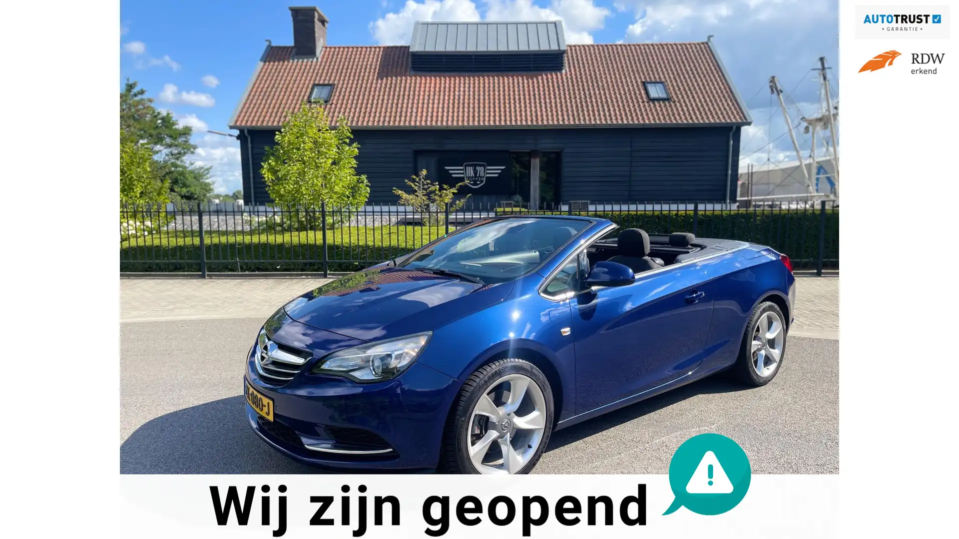 Opel Cascada 1.4 Turbo ecoFLEX Cosmo Airco/Ecc Stoelverwarming Blau - 1