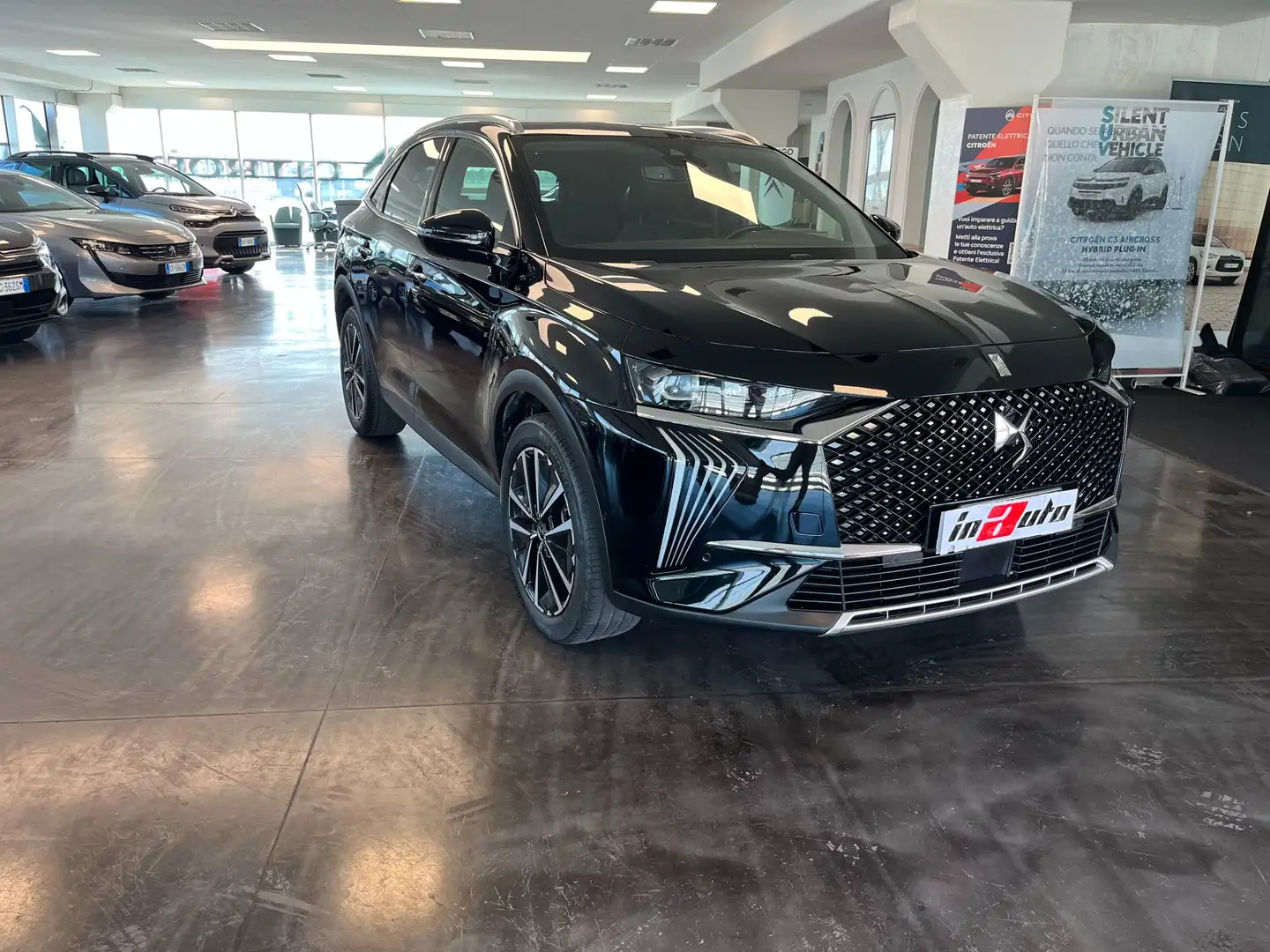 DS Automobiles DS 7 1.5 BLUEHDI OPERA  130cv C.A. PELLE-TETTO Schwarz - 2