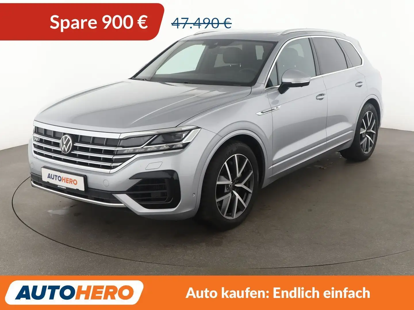 Volkswagen Touareg 3.0 TSI R-Line 4Motion Aut.*NAVI*HEAD-UP*LED*ACC* Silber - 1