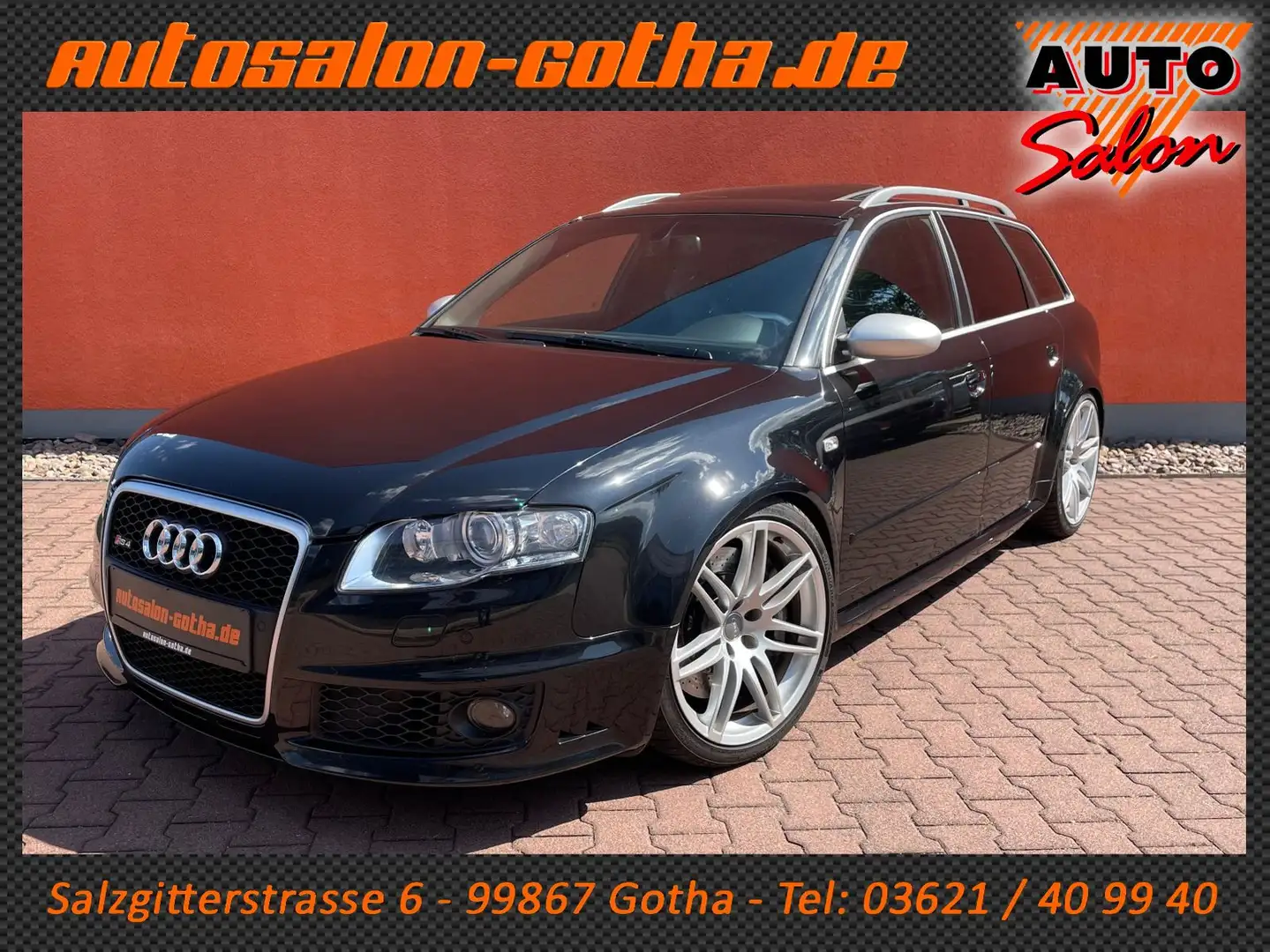 Audi RS4 Avant 4.2 FSI quattro SCHALENSITZE+GSD KW V3 Noir - 1