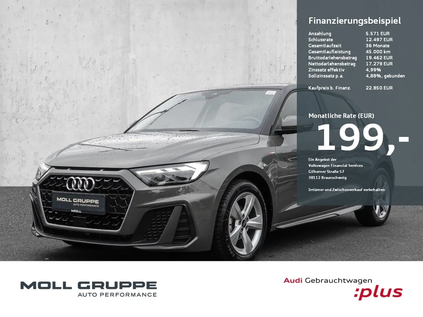 Audi A1 Sportback S line 25 TFSI S tronic LED Navi Plus Kl Zwart - 1