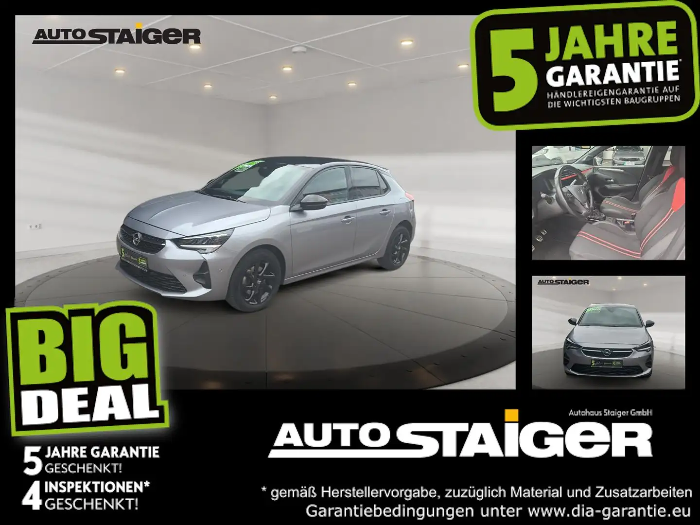 Opel Corsa GS-Line Allwetter*Parksens*Sitzheizung Grau - 1