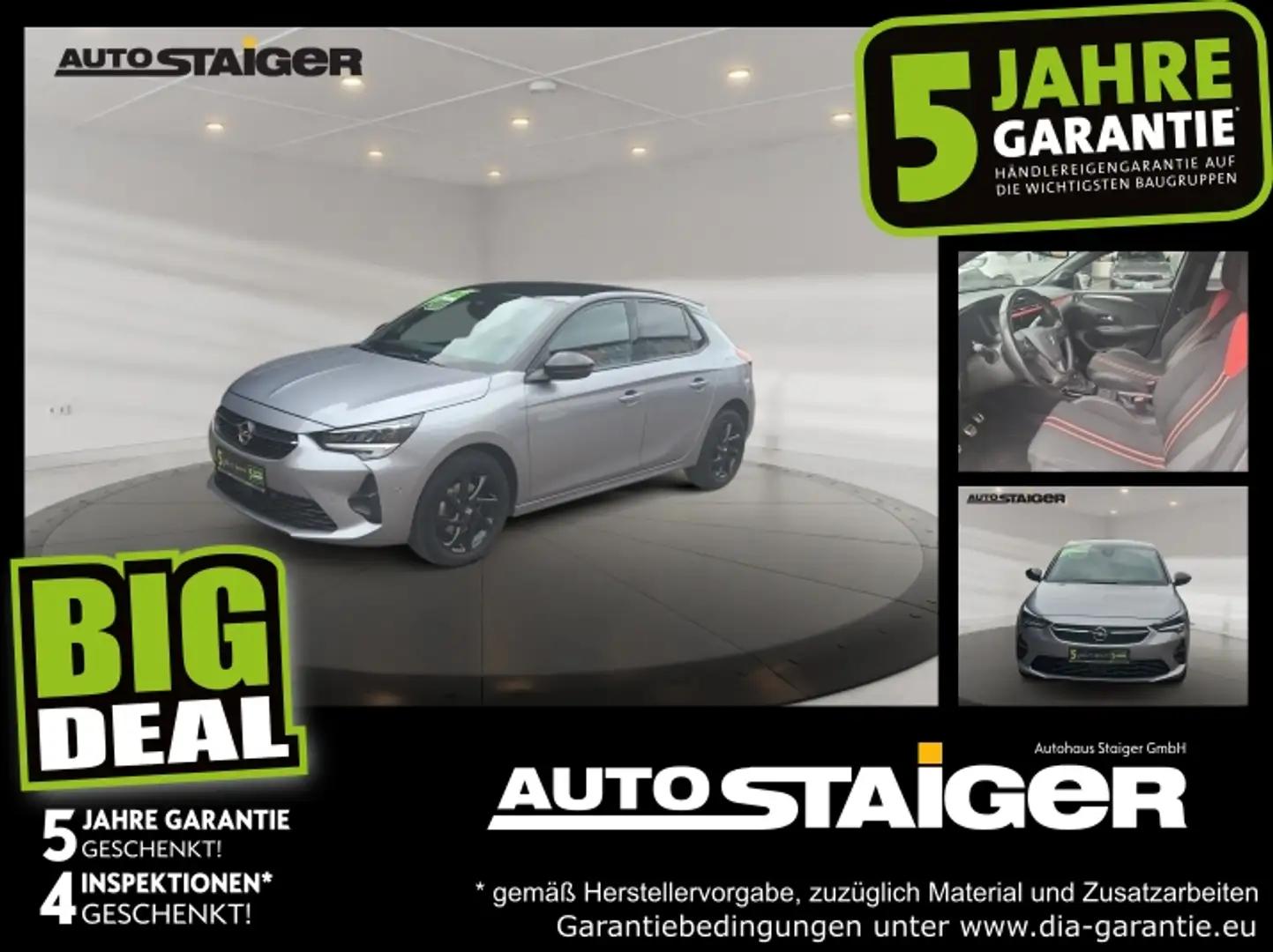 Opel Corsa GS-Line Allwetter*Parksens*Sitzheizung Grijs - 1