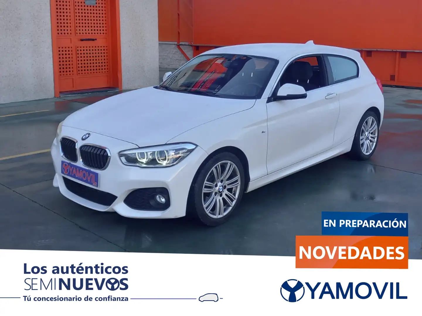BMW 120 120d Blanc - 1