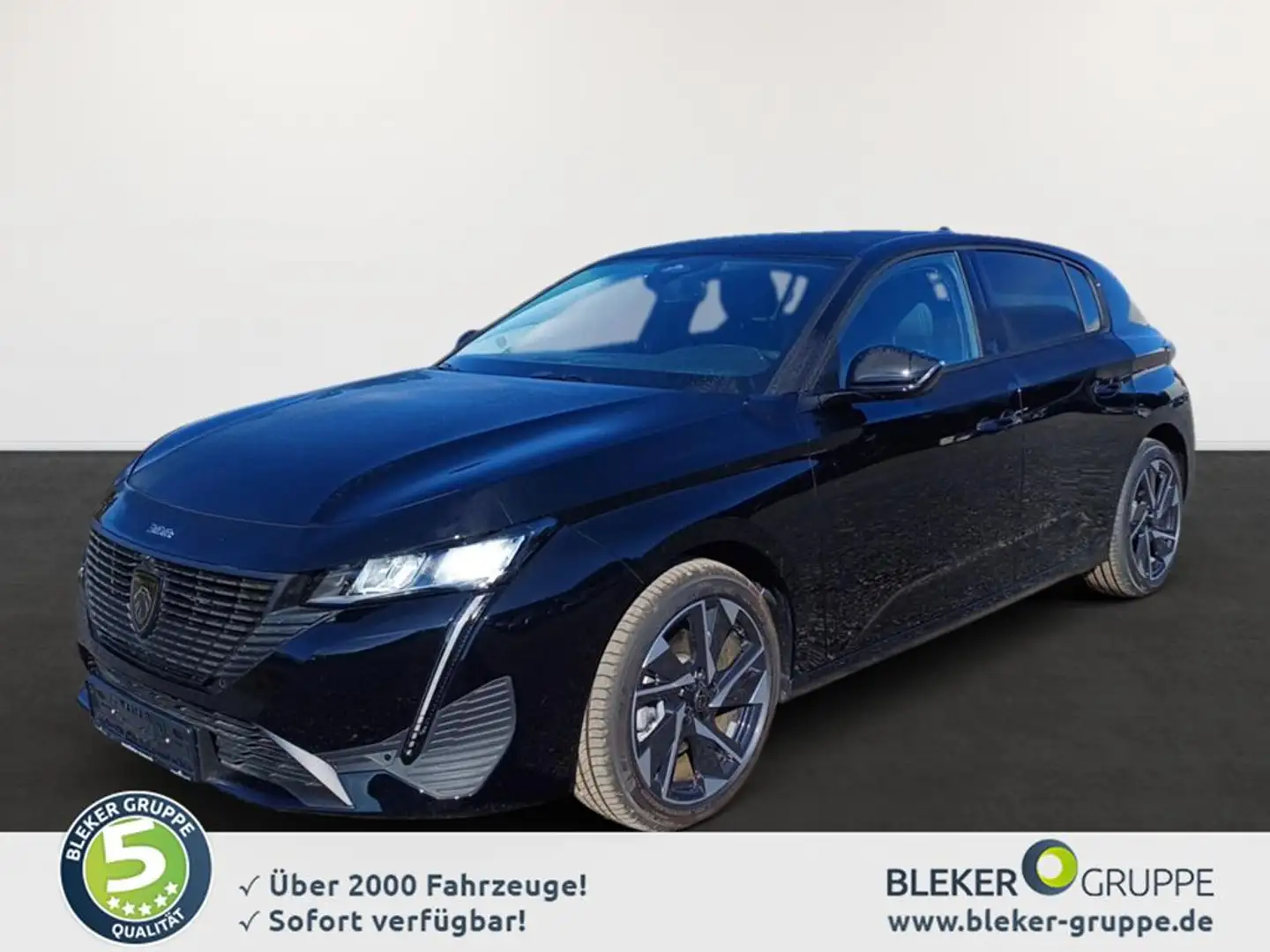 Peugeot 308 BlueHDi 130 Allure Automatik Zwart - 1