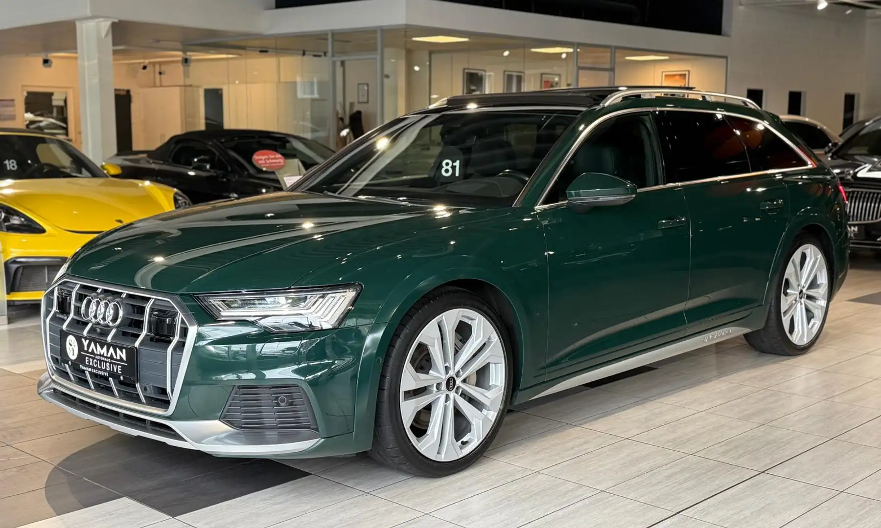 Audi A6 allroad 55 TDI *Pano*HuD*StHzg*Nachtsicht* Green - 1
