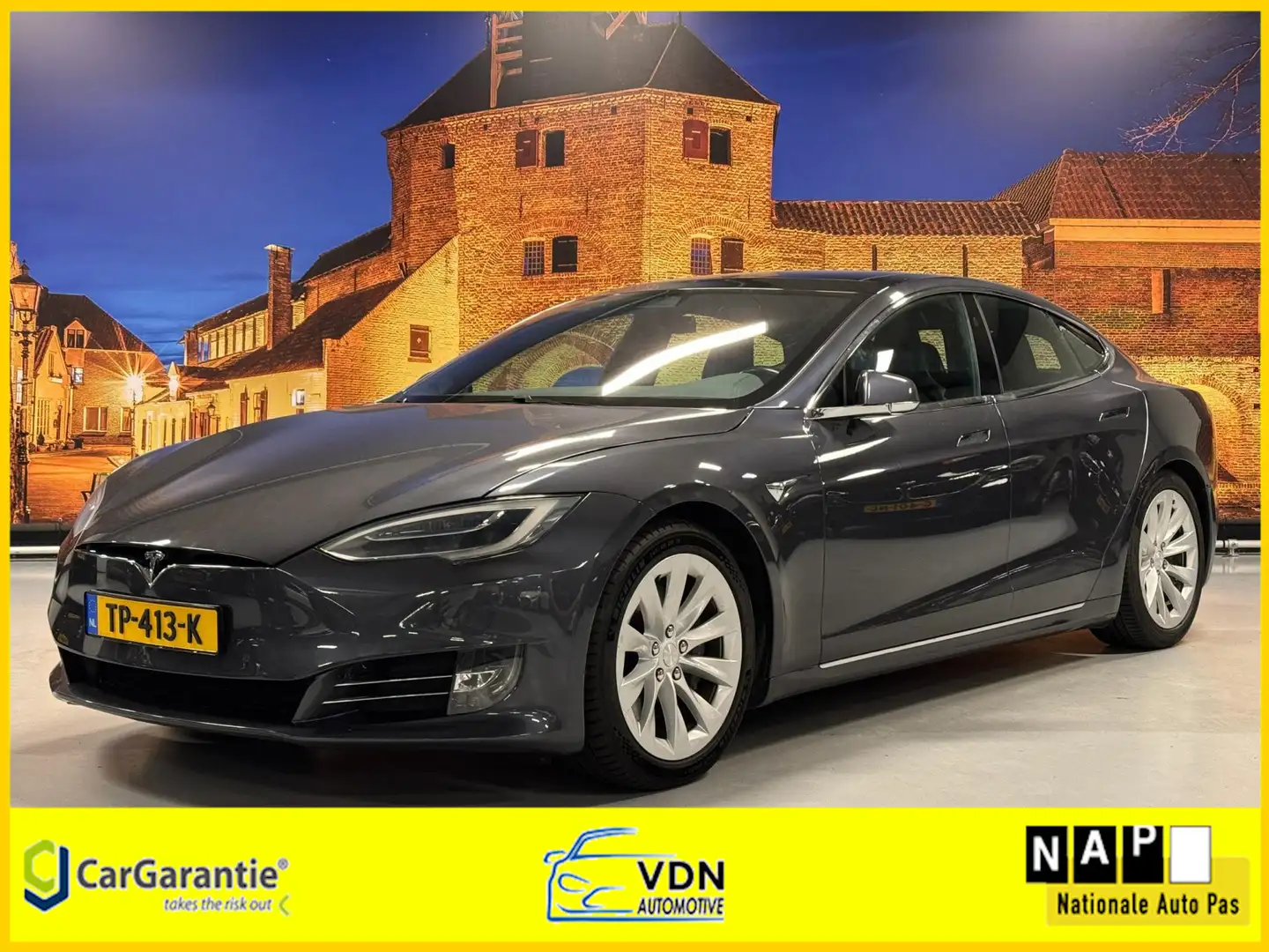 Tesla Model S 75D Base Panoramadak Autopilot 2.5 BTW Gris - 1