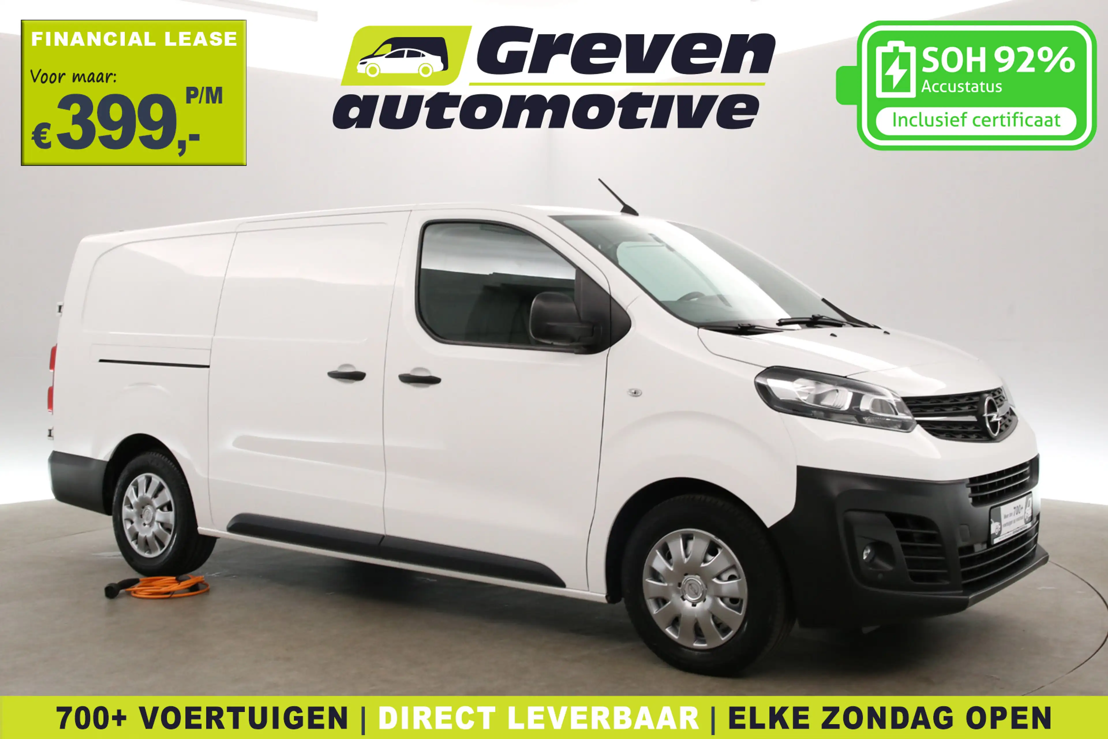 Opel Vivaro-e 75 kWh L3H1 | Snelladen | SOH 92% | Airco | Cruise
