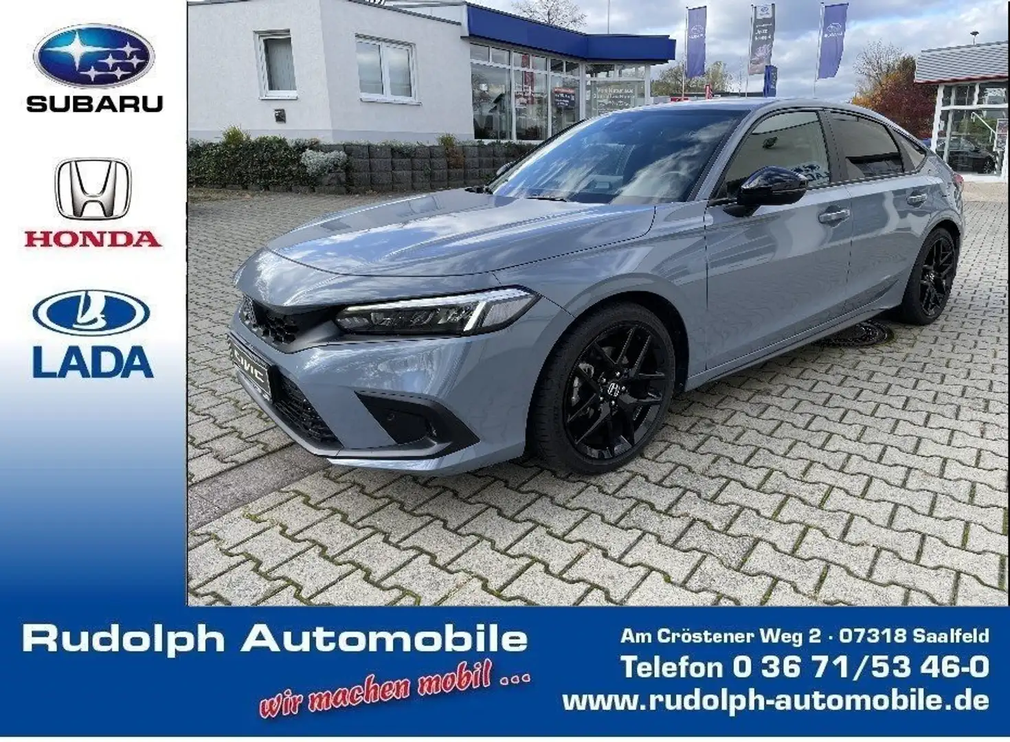 Honda Civic Civic e:HEV e:HEV 2.0 i-MMD Hybrid Sport Grau - 1