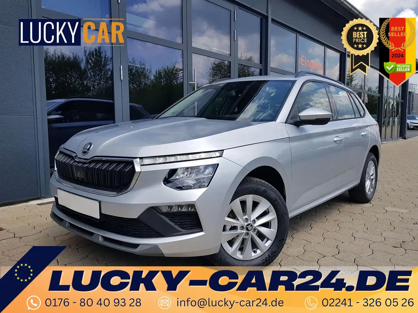 Skoda Kamiq Selection 1,0TSI 85KW/116PS 5 Jahre Garantie, S... Silver - 1