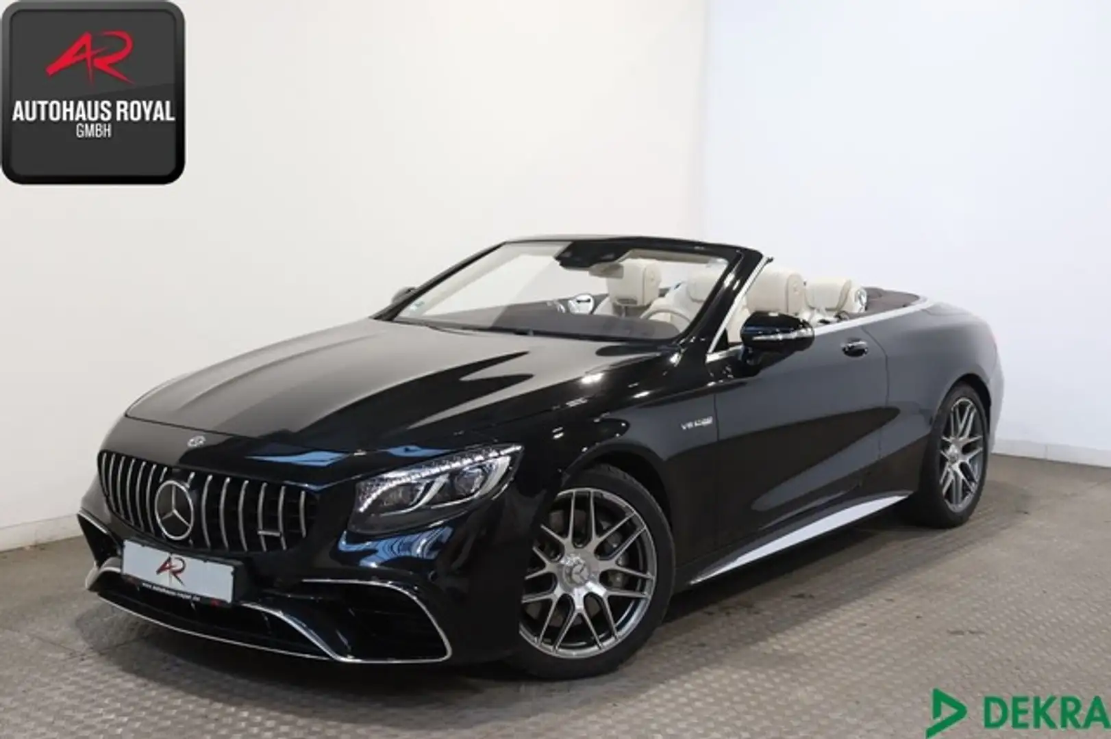 Mercedes-Benz S 63 AMG 4M Cabrio NACHTSICHT,KEYLESS,BURMESTER Schwarz - 1