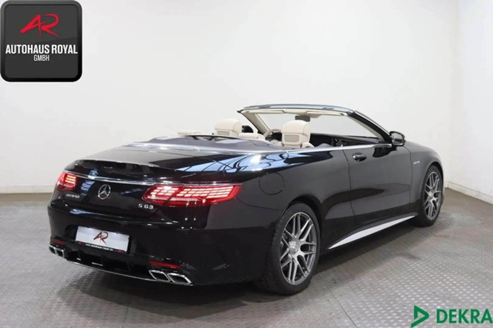 Mercedes-Benz S 63 AMG 4M Cabrio NACHTSICHT,KEYLESS,BURMESTER Schwarz - 2