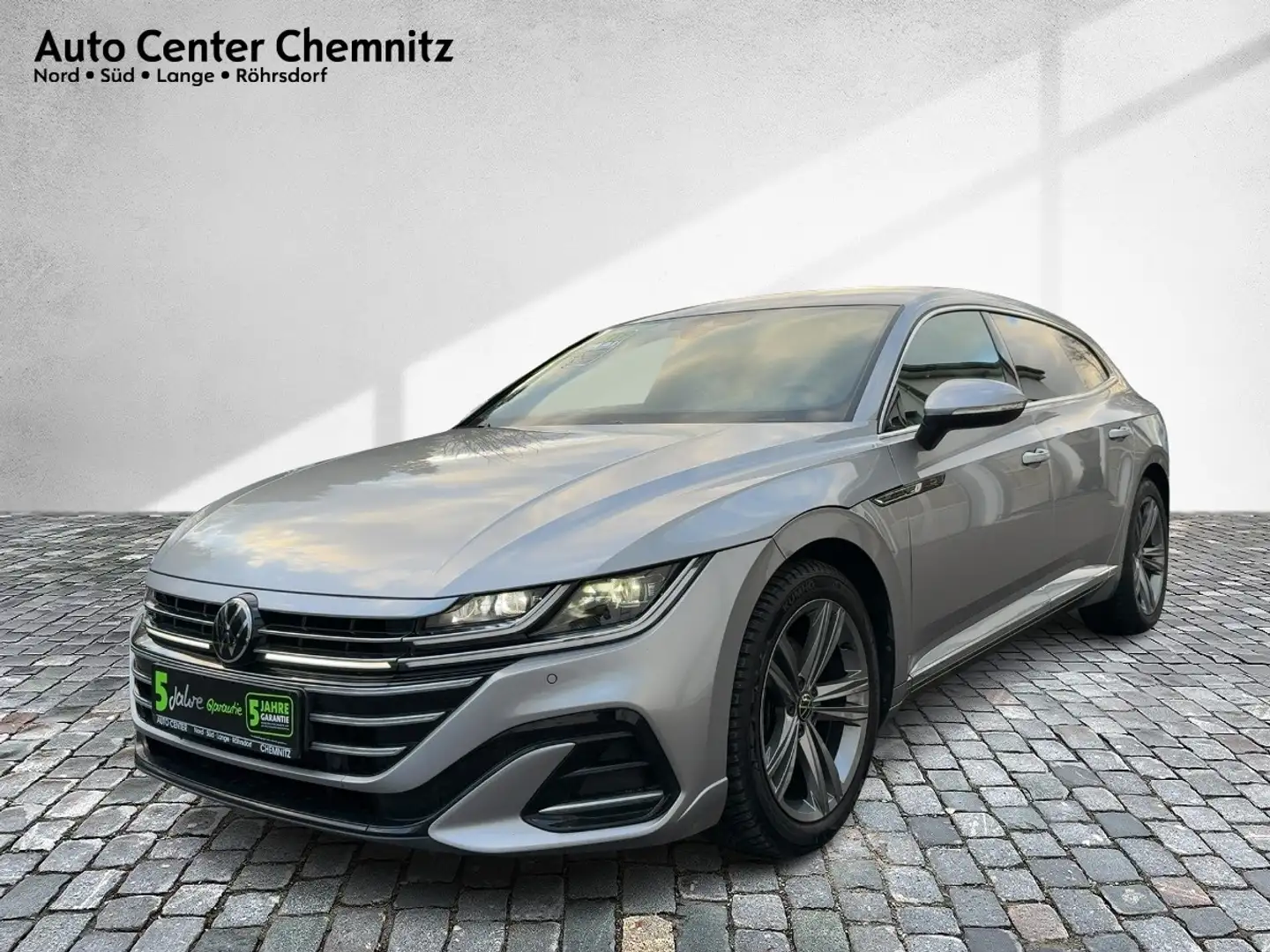 Volkswagen Arteon SB 2.0 TDI DSG R-Line LED/Navi/VC/AHK Zilver - 2