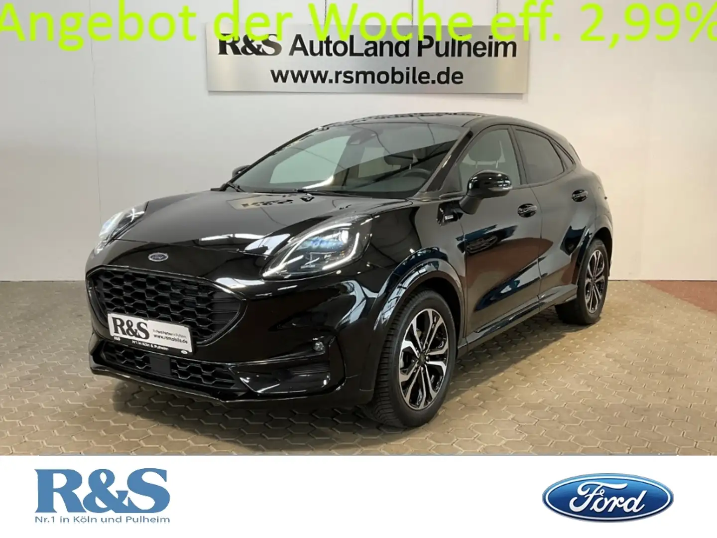 Ford Puma ST-Line MHEV+KeylessGO+AHK+Tempomat+Sitzheizung Noir - 1