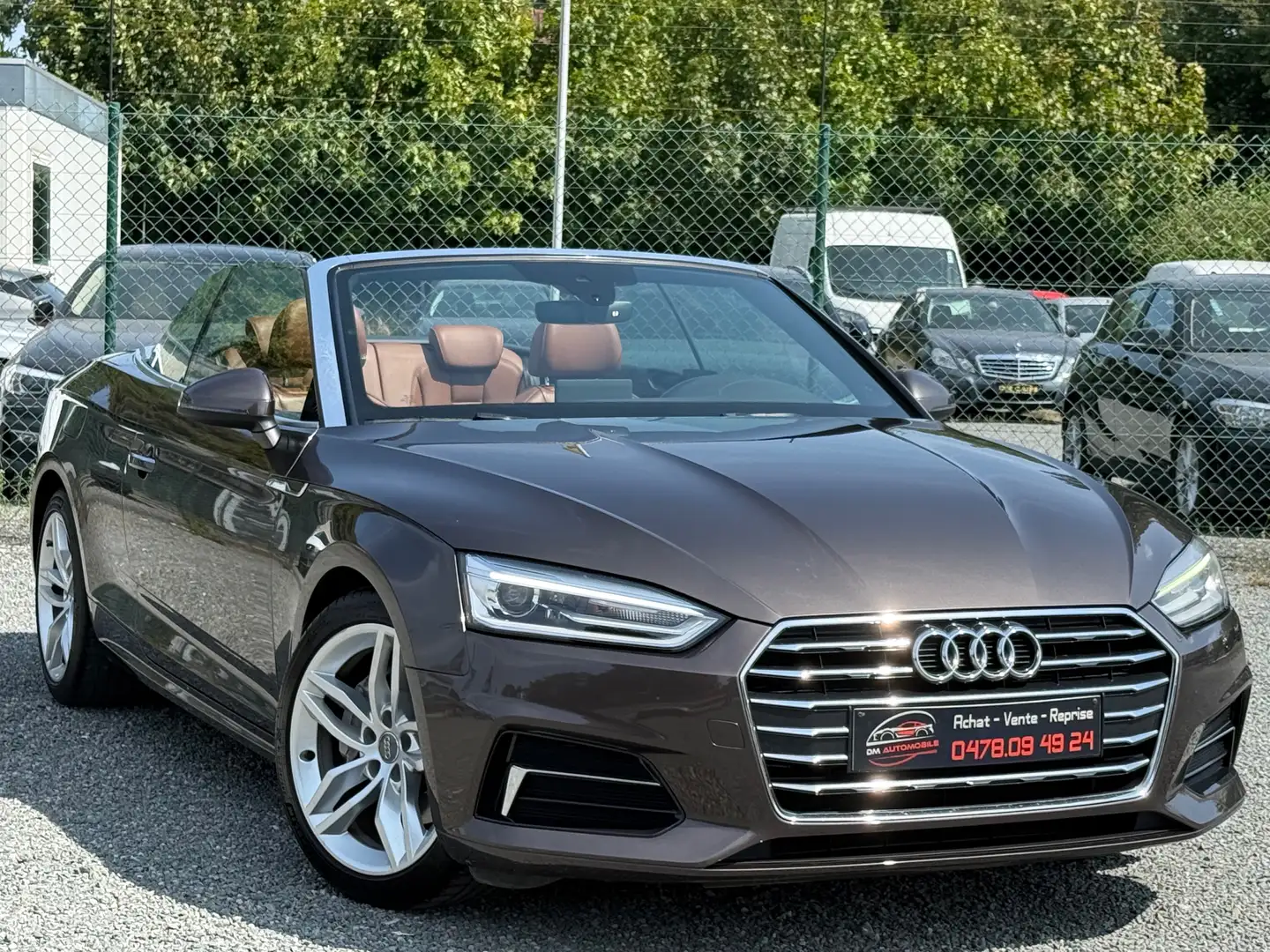 Audi A5 Cabriolet 2.0 TDi S tronic/GARANTIE 12MOIS Brun - 2