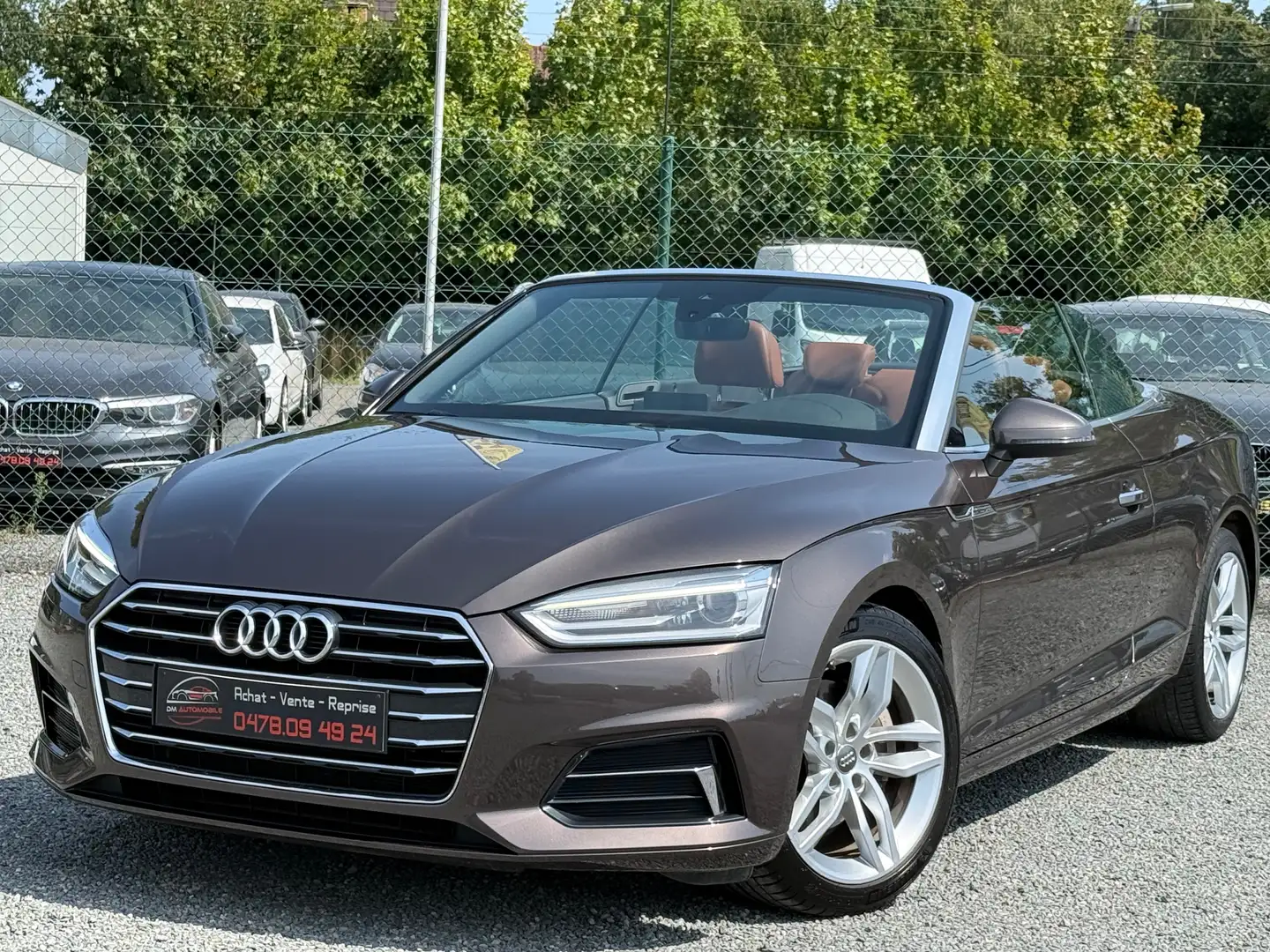 Audi A5 Cabriolet 2.0 TDi S tronic/GARANTIE 12MOIS Brun - 1