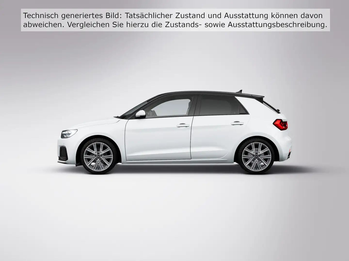 Audi A1 25 TFSI advanced S tronic LED EPH+ Weiß - 2