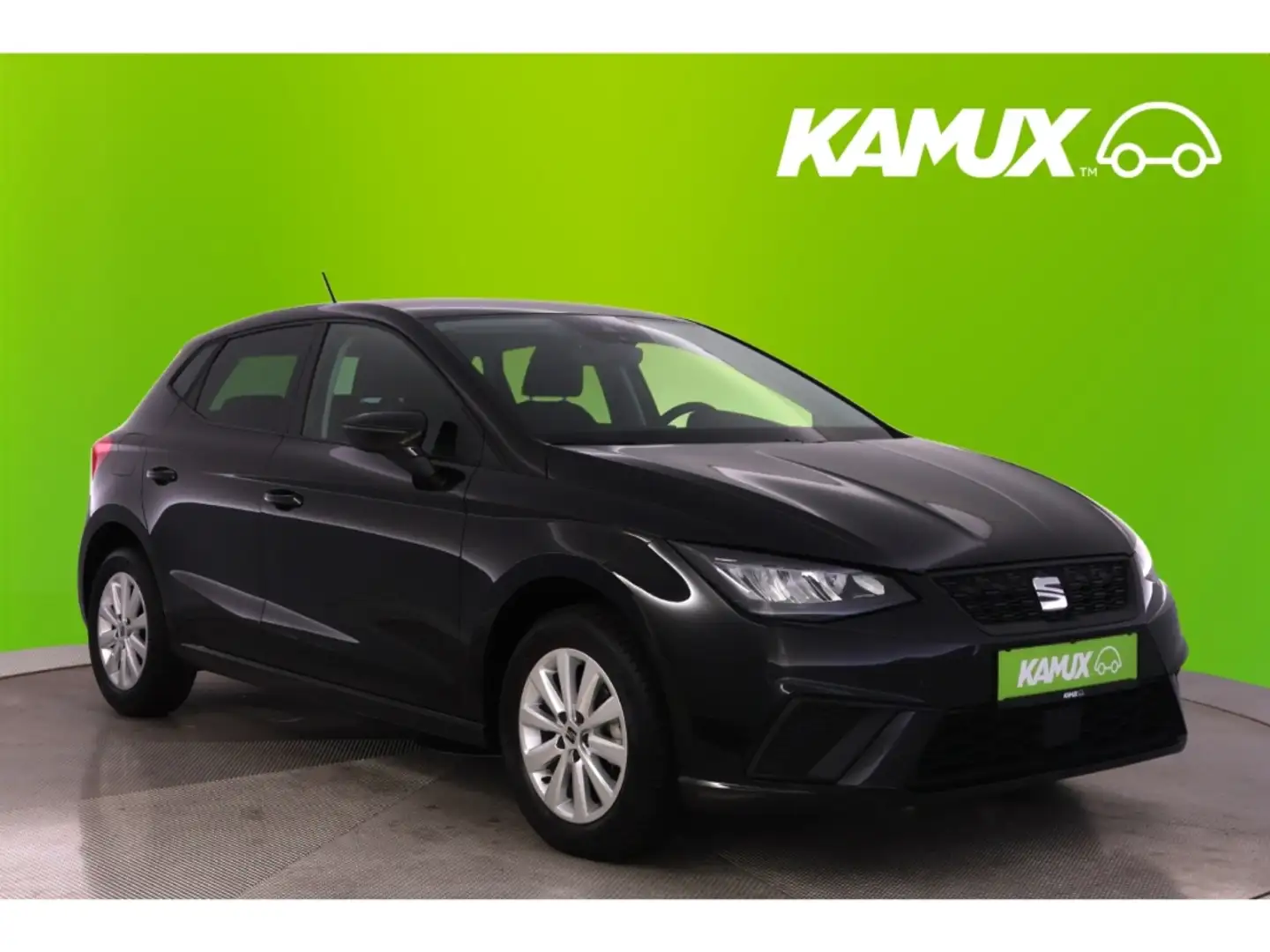SEAT Ibiza 1.0TSI Style+LED+NAVI+VIRTUAL+PDC+TEMPO Zwart - 1