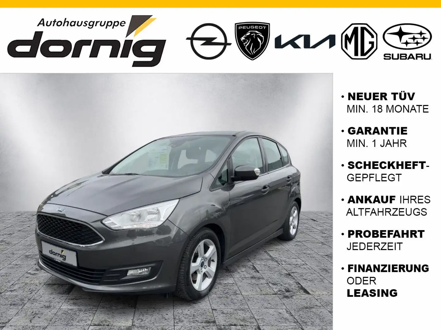 Ford C-Max Cool & Connect, AHK, WI-Paket Grijs - 1